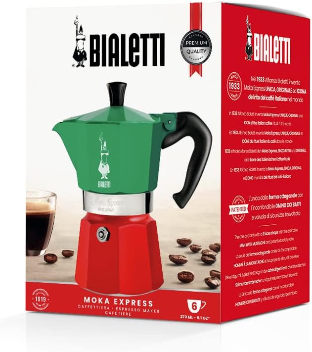 Bialetti - Moka Express Italia Collection: Iconic Stovetop Espresso Maker - Image 5