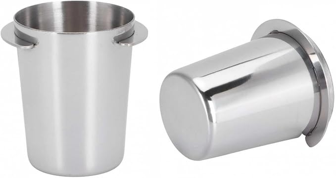 2PCS Coffee Dosing Cup 51mm, Stainless Steel Espresso coffee Dosing Cup by TQEONKL