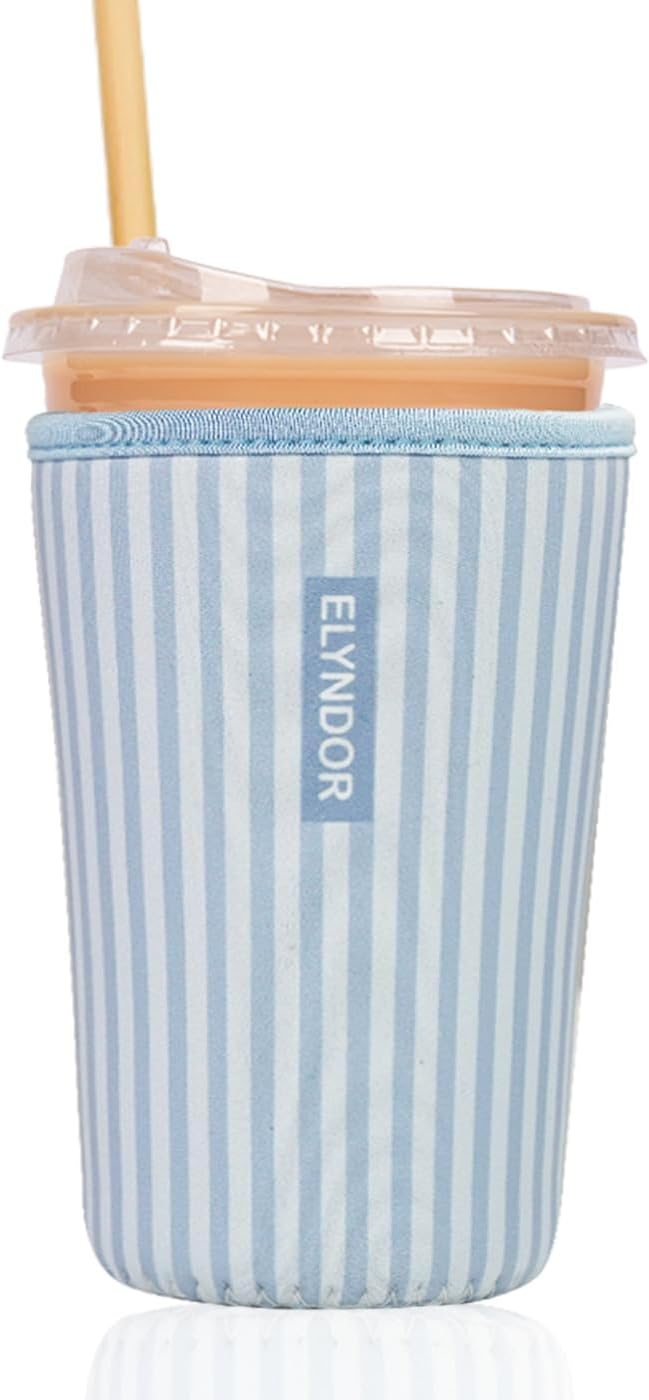 Reusable Insulated Sleeve for Iced Coffee Cup, Coffee Neoprene Sleeve for Cold by Unknown