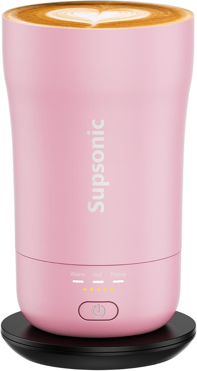 Supsonic - 14oz Heated Coffee Mug, Self-Heating Travel Mug by Supsonic