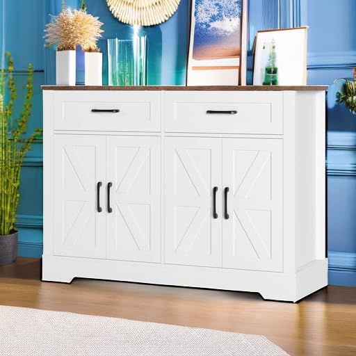 BOTLOG 47.2" Farmhouse Buffet Cabinet - Image 5