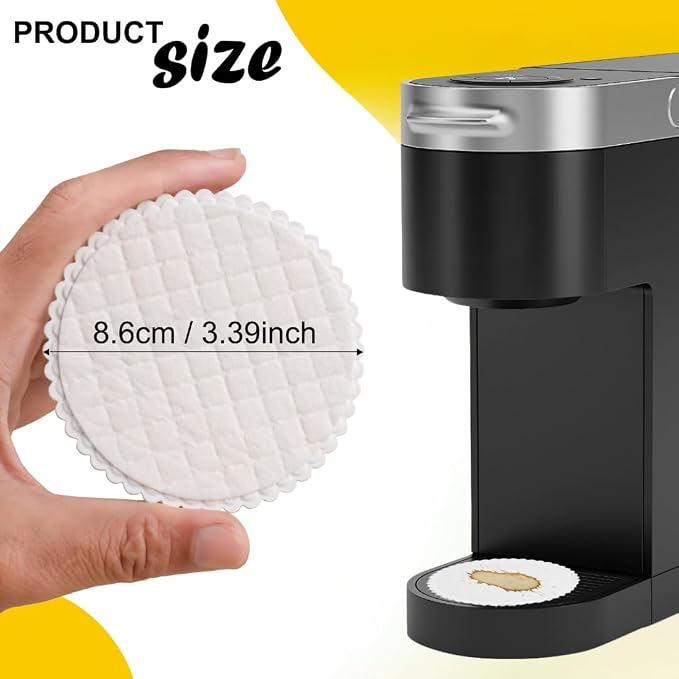 Dript Coffee Drip Catcher Pads, Absorbent Disposable Tray Protector, 5 Pack - Image 2