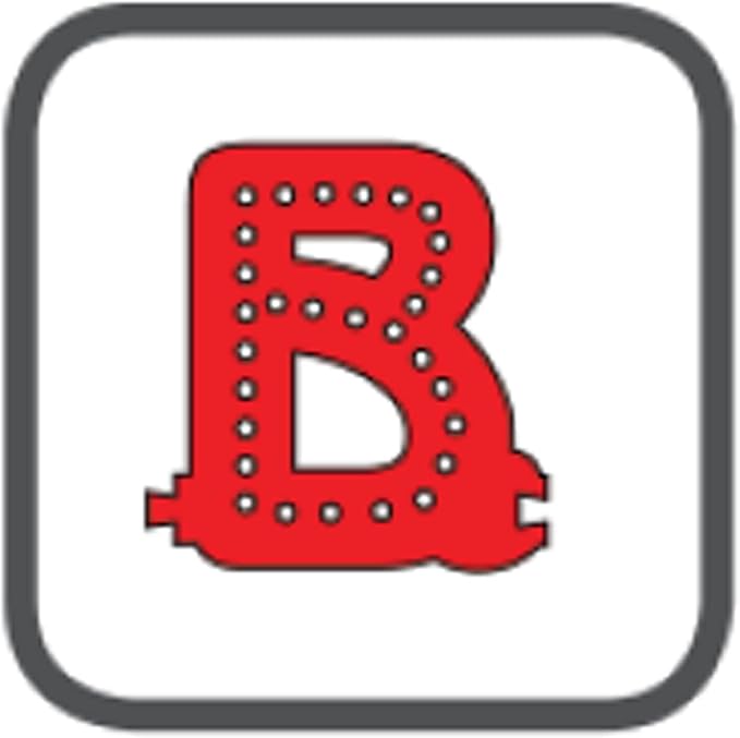 M&T Displays LED Marquee Letter Lights Modular Red Light Up Alphabet Initial B - Image 7