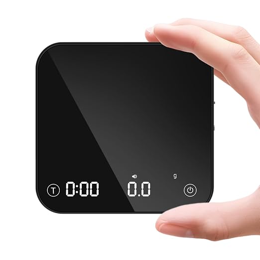 Mini Coffee Scale with Timer Automatic, 0.1g/2000g Rechargeable Precision by Unknown