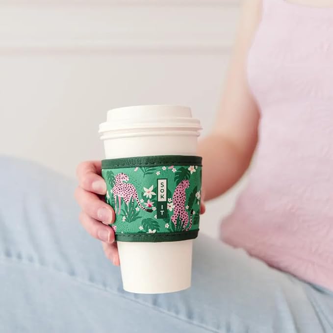 Sok It HotSok Coffee & Tea Reusable Insulated Neoprene Cup Sleeve - Image 2
