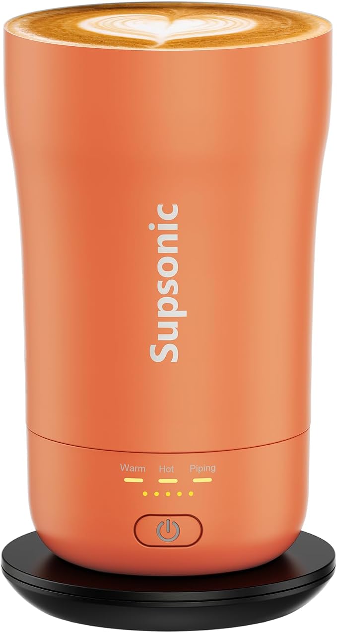 Supsonic - 14oz Heated Coffee Mug, Self-Heating Travel Mug by Supsonic