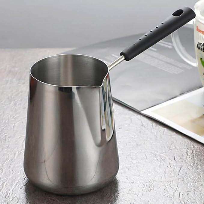 Milk Butter Warmer Pot, 30oz/900ml Turkish Coffee Pot, Stovetop Chocolate - Image 3