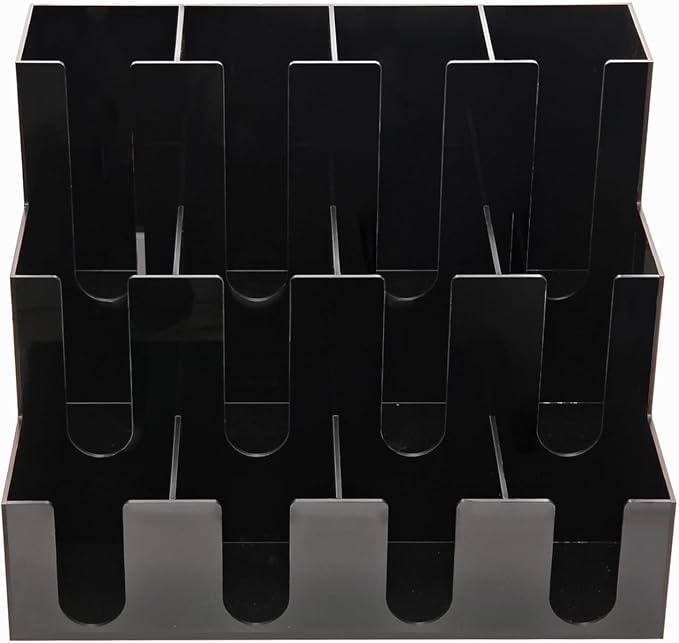 CiaoHER Large Acrylic Coffee Cup and Lid Dispenser, Counter Top, Organize by CiaoHER