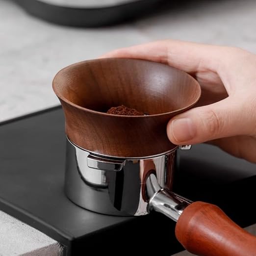 Magnetic Wooden Coffee Dosing Funnel - Image 9