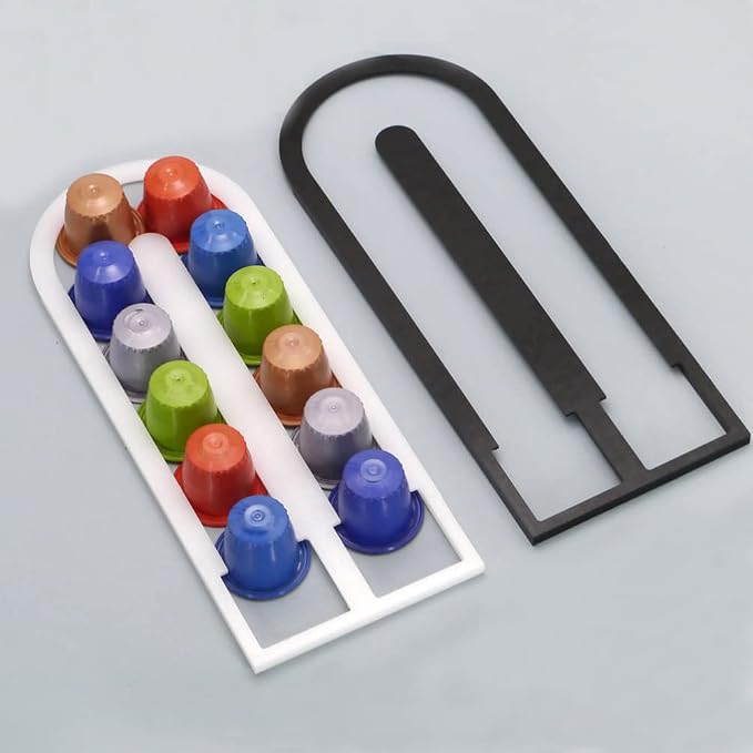 DECHOUS Elegant Lightweight Capsule Storage Rack 12 Coffee Organizer Holder - Image 4