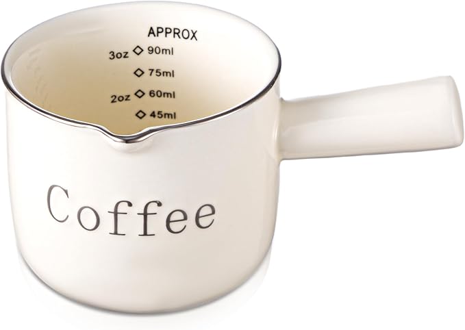 Maxdot 1 Pack Espresso Shot Cups, Ceramic Expresso Measuring Cup by Maxdot