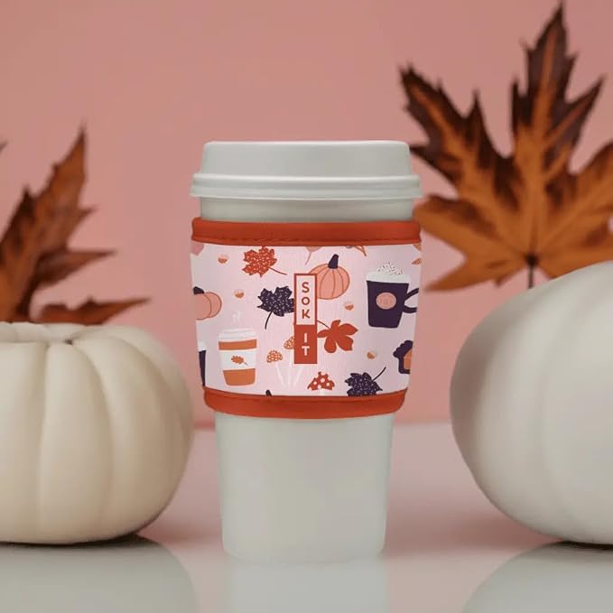 Sok It HotSok Coffee & Tea Reusable Insulated Neoprene Cup Sleeve - Image 2
