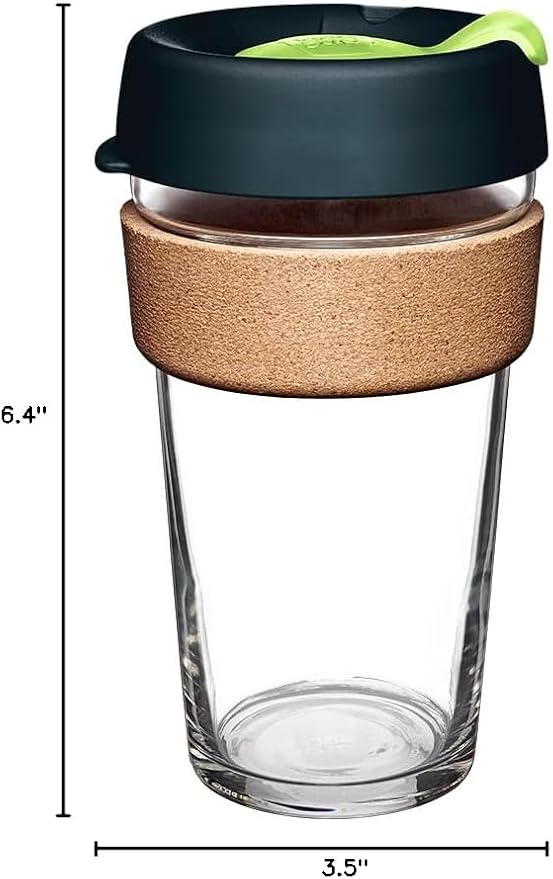 KeepCup Brew Cork, Reusable Glass Tumbler - Image 7