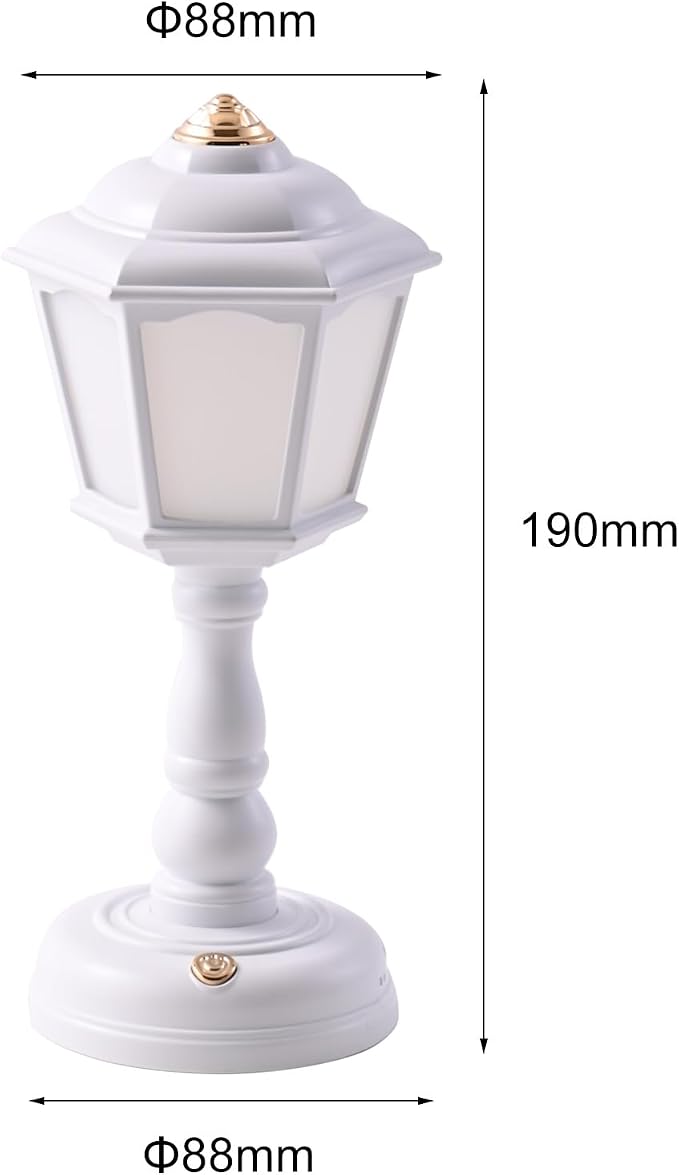 Mini Desk lamp Vintage, LED Dimmable Table Reading - Image 2