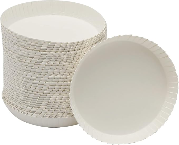 100pcs Disposable Cup Coverware 8.5 X 8.5cm Coffee Cup Drinking Lid Paper Cup - Image 7