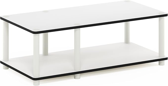 Furinno JUST TV Stand, 2-Tier No Tools Mid Entertainment Center by Furinno-FitsYourSpaceFitsYourBudget