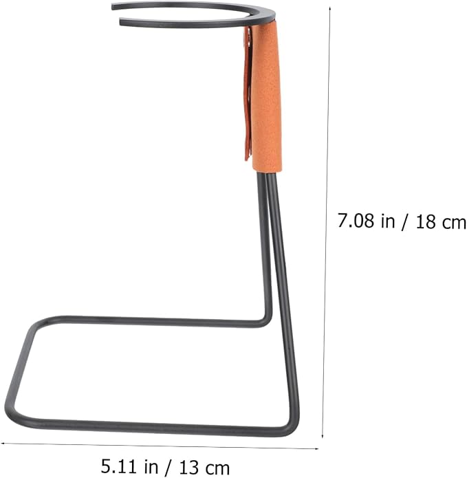 1pc Hand Coffee Filter Holder Metal Dripper Rack Sturdy Iron Base Coffee - Image 2