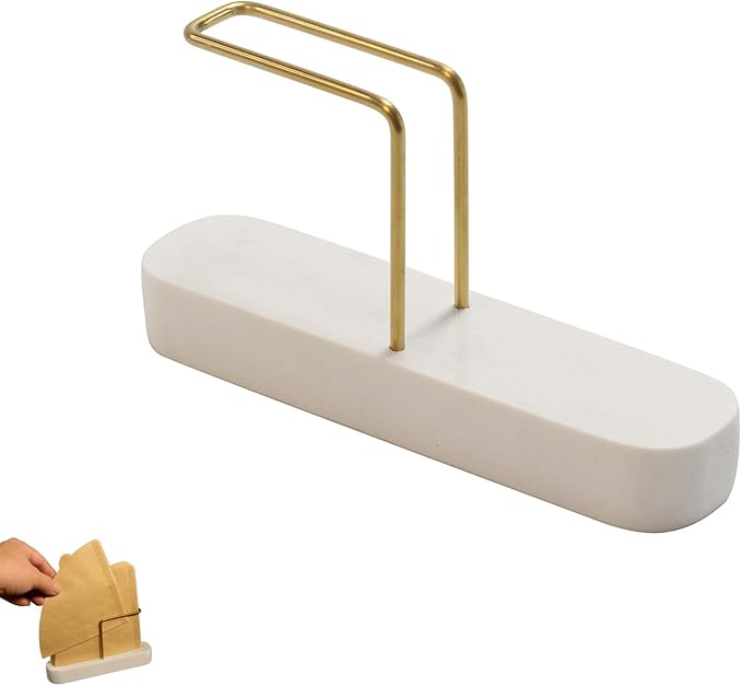 Coffee Filter Holder for Counter, Non-Slip Marble Base Cone Filter Stand for by Unknown