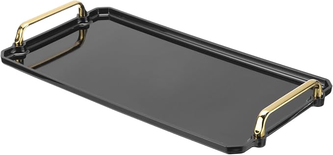 PATIKIL 16.1 x 8.7 Inches Plastic Serving Tray by PATIKIL