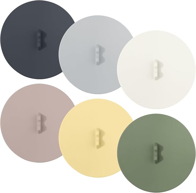 6 Pcs Silicone Cup Cover Lids, 3.9 Inch Reusable Anti-dust Mug Covers Colored - Image 7