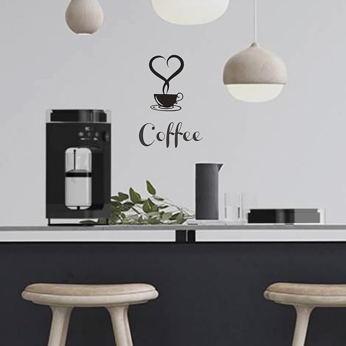 3 PCS Coffee Signs Wall Decor Sticker - Image 2