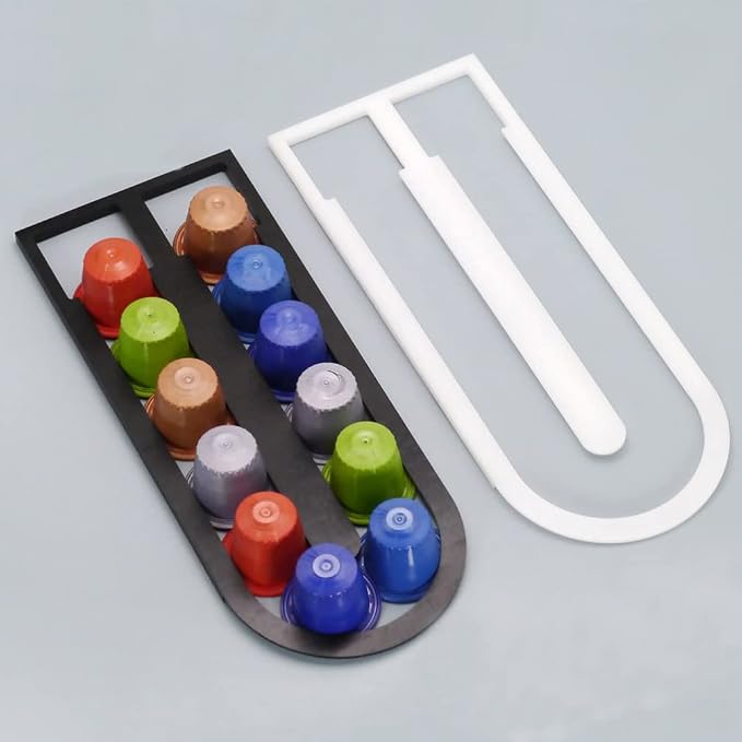 DECHOUS Elegant Lightweight Capsule Storage Rack 12 Coffee Organizer Holder - Image 3