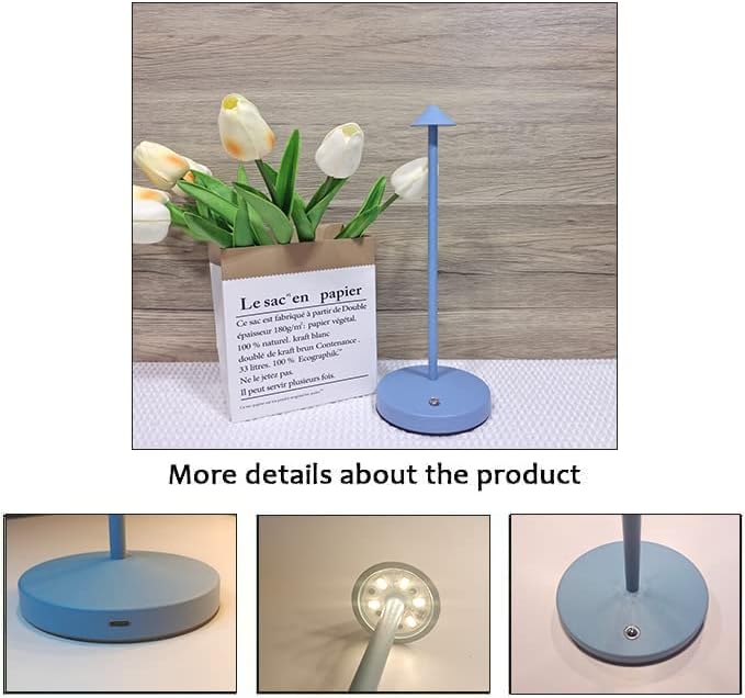 Cordless Table Lamps, Rechargeable Led Touch Bar Lamp, Portable Battery Desk - Image 2