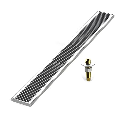 48-Inch Drip Tray with Center Drain by OCSParts