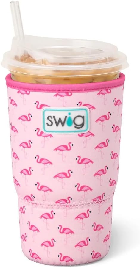Swig Life Large Iced Cup Coolie, 30-32oz Iced Coffee Cup Insulator Sleeve by SwigLife