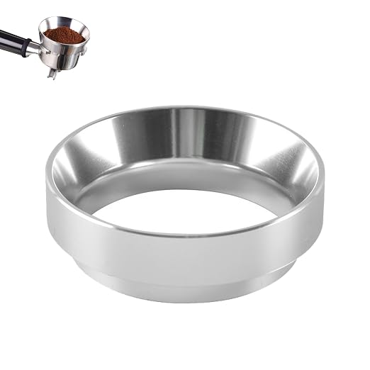 Espresso Dosing Funnel Precision Aluminum Alloy Coffee Dosing Ring Accessories by HURRICANEMANSPT