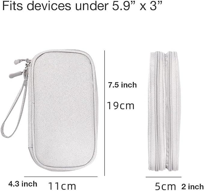 Travel Electronic Organizer Bag, Waterproof & Elastic Small Tech Pouch - Image 5