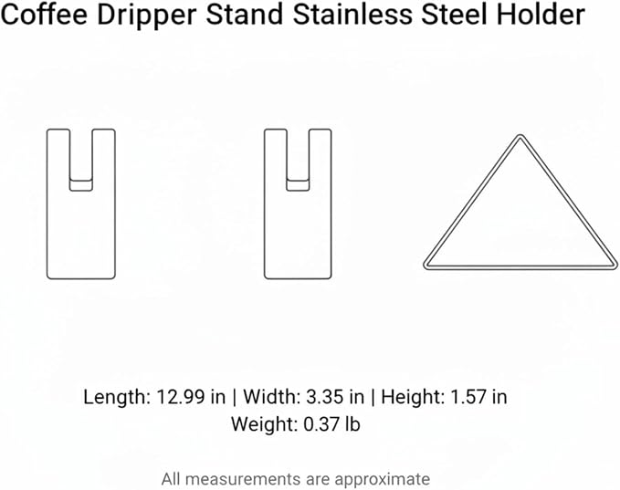 Stainless Steel Pour Over Coffee Dripper Stand - Image 7