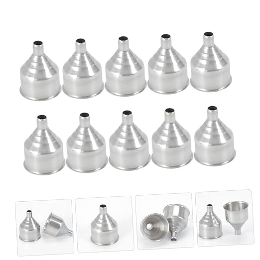 10Pcs Stainless Steel Kitchen Funnels - Image 8