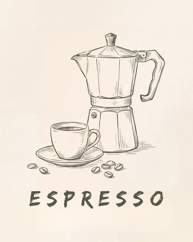 Lawrence Williams Designs Espresso Coffee Poster by LawrenceWilliamsDesigns