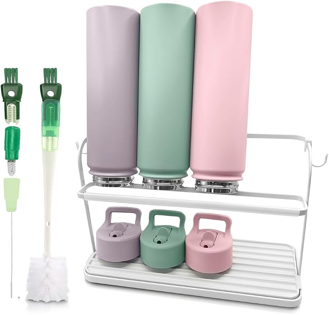 Cup Drying Rack for Counter, Water Bottle Drying Rack for Kitchen Counter by Unknown