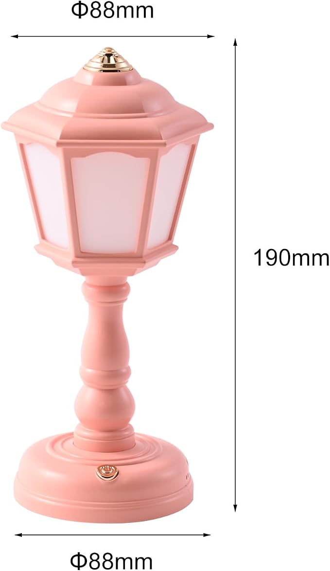 Mini Desk lamp Vintage, LED Desk Lamp Dimmable Table Lamp Reading Lamp - Image 2