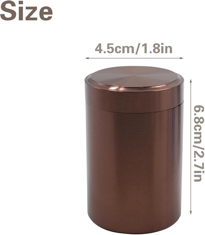 4 PCS Aluminum Storage Jar Portable Metal Container - Image 4