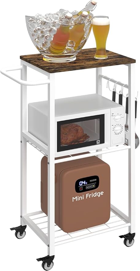 Kitchen Microwave Stand Cart by Sungaryard