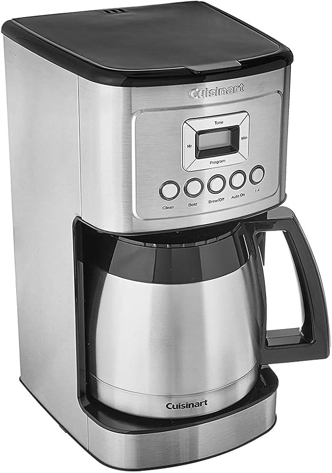 Cuisinart 12 Cup Programmable Stainless Steel Thermal Coffee Maker - Image 4