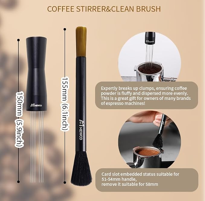 7 Pack Espresso Tamper Station&Coffee Distributor Tamper&Espresso WDT - Image 7