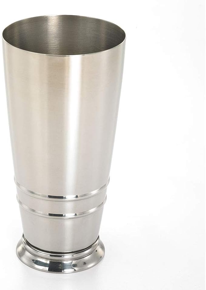 Barfly Cocktail Tin, Large 28 oz, Stainless Steel w/embossed ribs - Image 2