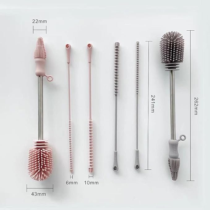 Haakaa Silicone Cleaning Brush Kit – Household Cleaning Brushes - Image 8