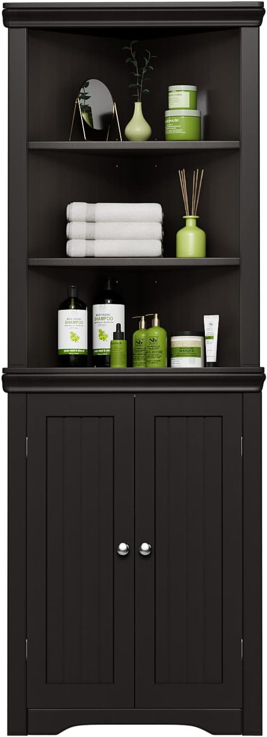 YESHOMY Corner Cabinet, Storage Cupboard - Image 7