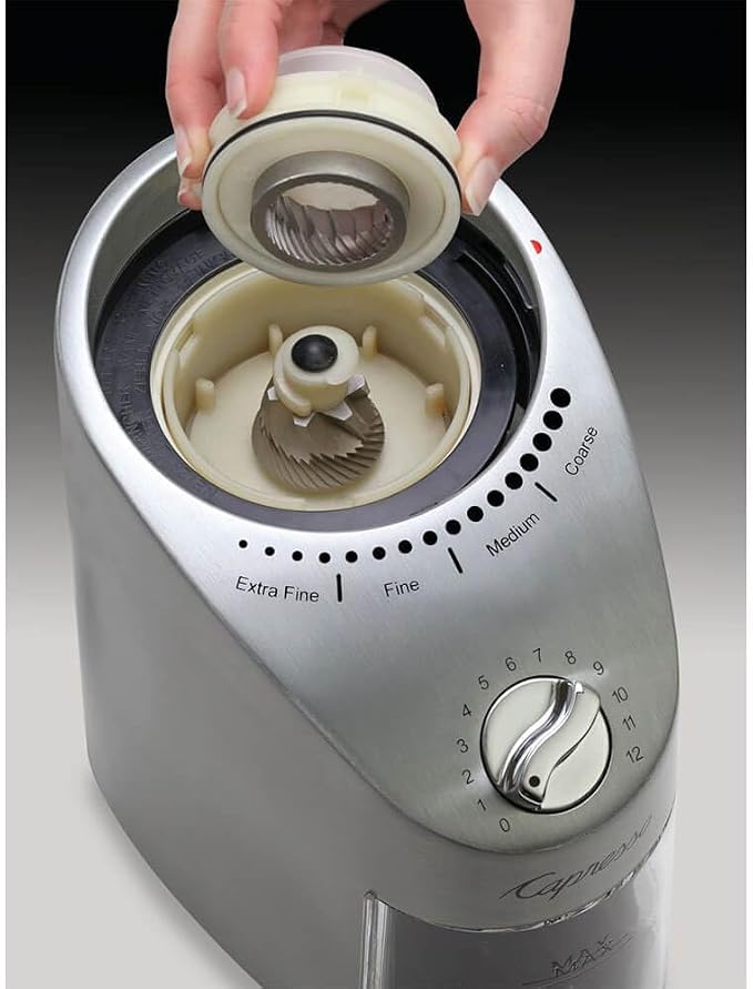 Capresso Infinity Plus Stainless Steel Conical Burr Grinder - Image 3