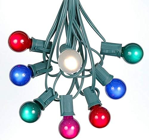 25 Foot G30 Outdoor Patio String Lights by NoveltyLights-LightExperts