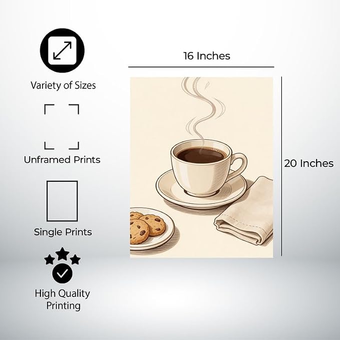 Lawrence Williams Designs Coffee and Cookies Poster - Image 2