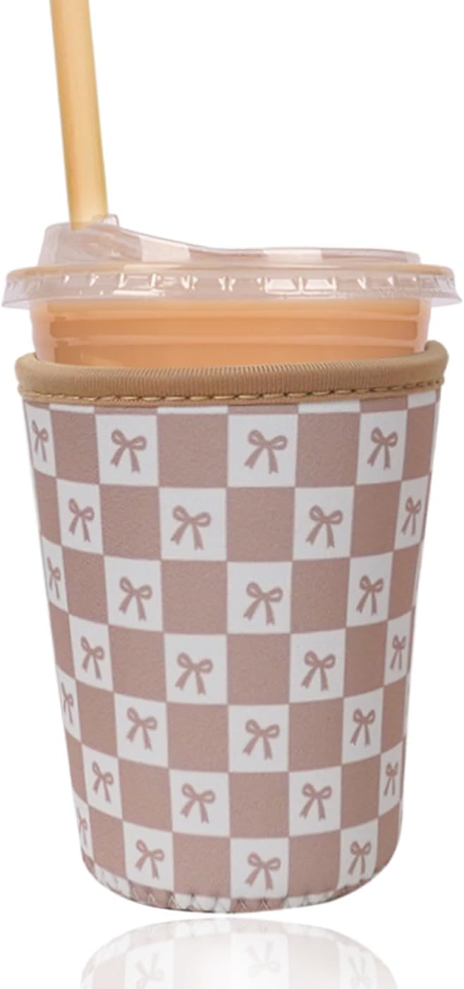 Reusable Insulated Sleeve for Iced Coffee Cup, Coffee Neoprene Sleeve for Cold by Unknown