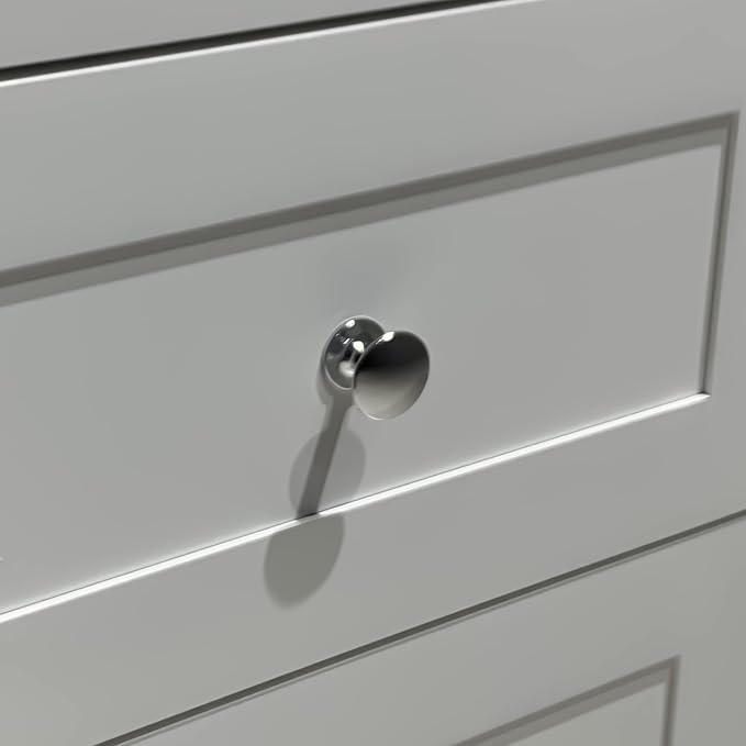 White End Table with Charging Station and 3 Storage Drawers, Modern Side Table - Image 7