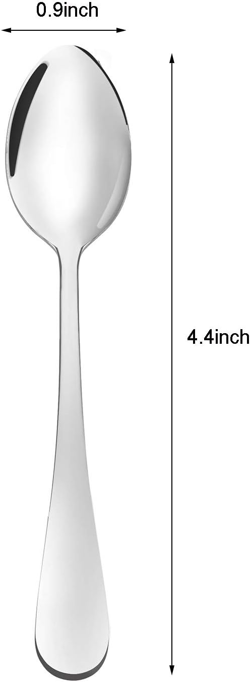 30 Pieces Demitasse Espresso Spoons, Mini Coffee Spoon, 4.4 Inches Stainless - Image 2