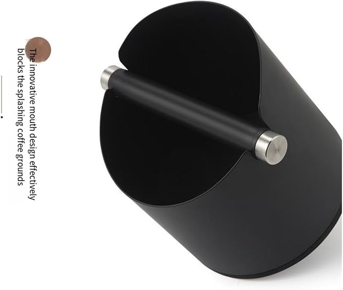 Small Round Stainless Steel Espresso Knock Box - Image 4